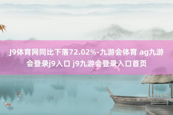 J9体育网同比下落72.02%-九游会体育 ag九游会登录j9入口 j9九游会登录入口首页