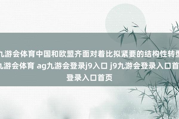 九游会体育中国和欧盟齐面对着比拟紧要的结构性转型-九游会体育 ag九游会登录j9入口 j9九游会登录入口首页