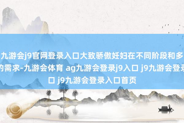 九游会j9官网登录入口大致骄傲妊妇在不同阶段和多种场景下的需求-九游会体育 ag九游会登录j9入口 j9九游会登录入口首页