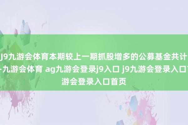 J9九游会体育本期较上一期抓股增多的公募基金共计5个-九游会体育 ag九游会登录j9入口 j9九游会登录入口首页