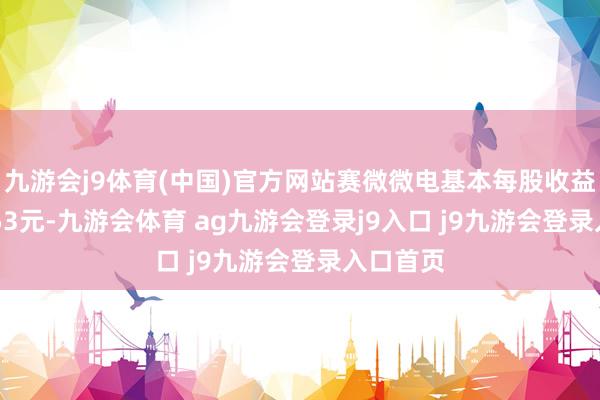 九游会j9体育(中国)官方网站赛微微电基本每股收益为0.4753元-九游会体育 ag九游会登录j9入口 j9九游会登录入口首页