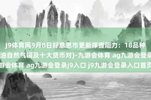 J9体育网9月8日好意思市更新撑握阻力：18品种撑握阻力(金银铂钯原油自然气铜及十大货币对)-九游会体育 ag九游会登录j9入口 j9九游会登录入口首页