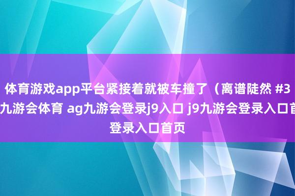体育游戏app平台紧接着就被车撞了（离谱陡然 #3）-九游会体育 ag九游会登录j9入口 j9九游会登录入口首页